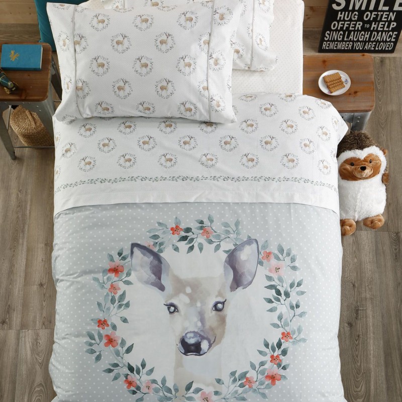 Juego funda nórdica DEERS Gamanatura Juego funda nórdica DEERS Gamanatura