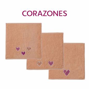 Paños cocina CORAZONES Rizo Basic