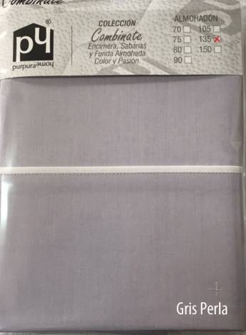 Sábana bajera COMBINATE 50/50 Purpura Home
