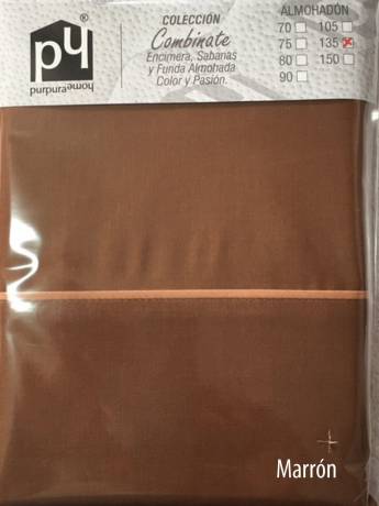 Sábana bajera COMBINATE 50/50 Purpura Home