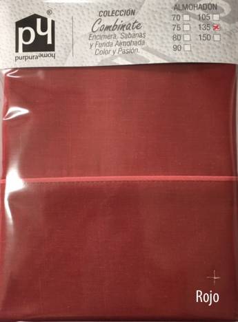 Sábana bajera COMBINATE 50/50 Purpura Home