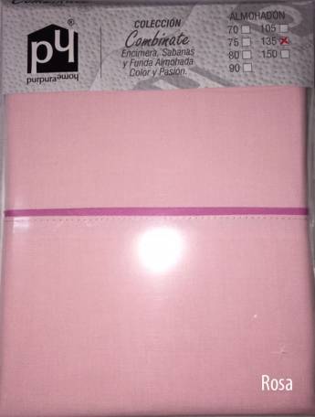 Funda almohada COMBINATE 50/50 Purpura Home