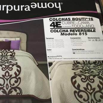 Colcha bouti reversible 815 Purpura Home