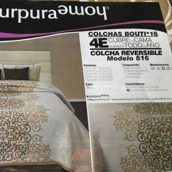 Colcha bouti reversible 816 Purpura Home