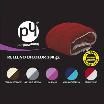 Relleno nórdico BICOLOR Purpura Home