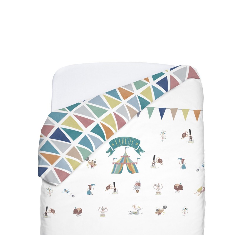Funda nórdica reversible PETIT CIRCUS Petit Lazzari Funda nórdica reversible PETIT CIRCUS Petit Lazzari