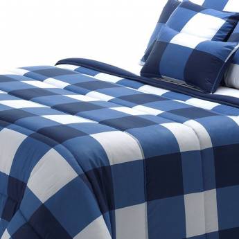 Edredón nórdico CUADROS Belnou cama Edredón nórdico CUADROS Belnou cama