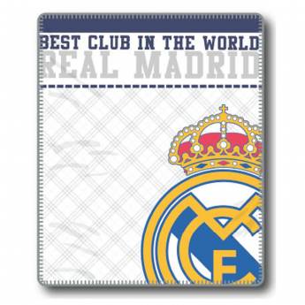 Manta plaid EMBLEMA Real Madrid