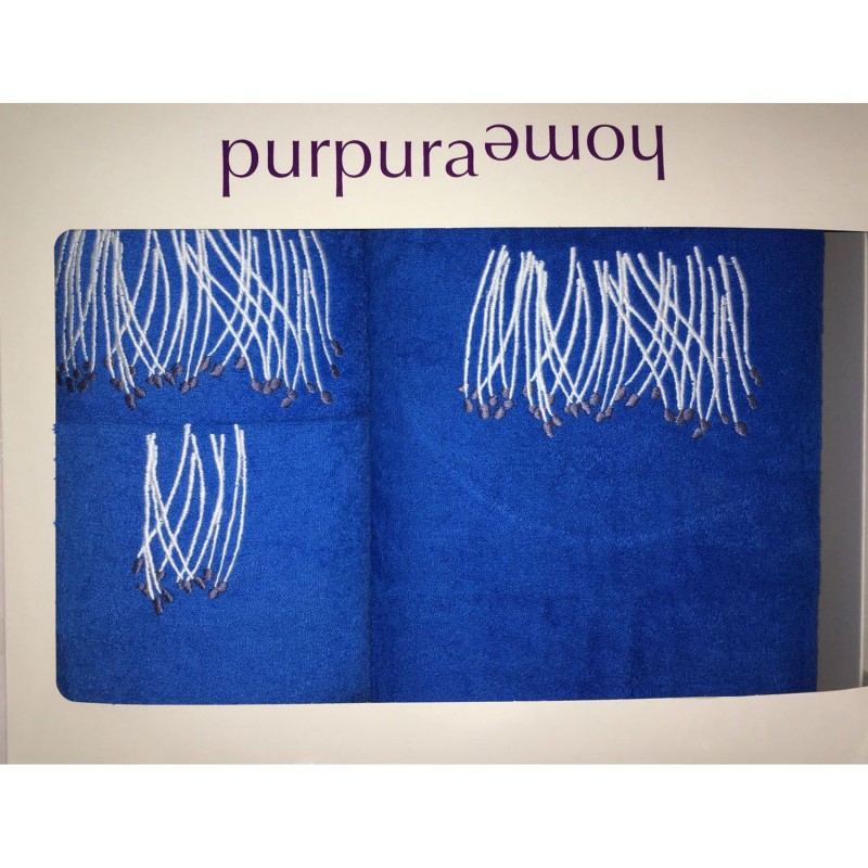Juego toallas ESTATICE Purpura Home Juego toallas ESTATICE Purpura Home
