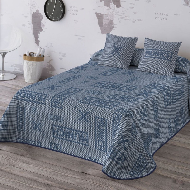 Colcha bouti reversible CUADRO VICHY Munich Colcha bouti reversible CUADRO VICHY Munich