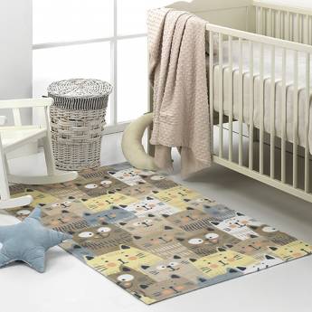 Alfombra infantil GATOS H02 Mora