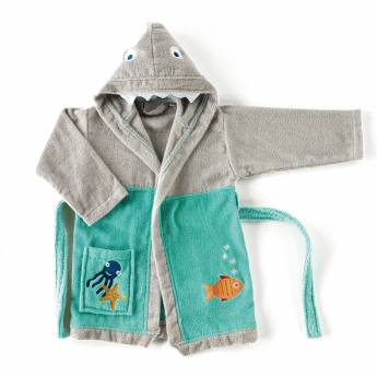 Albornoz infantil SHARKY Rizo Basic