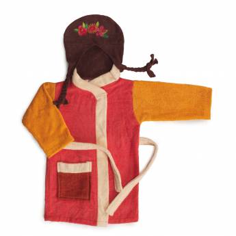 Albornoz infantil FRIDA Rizo Basic
