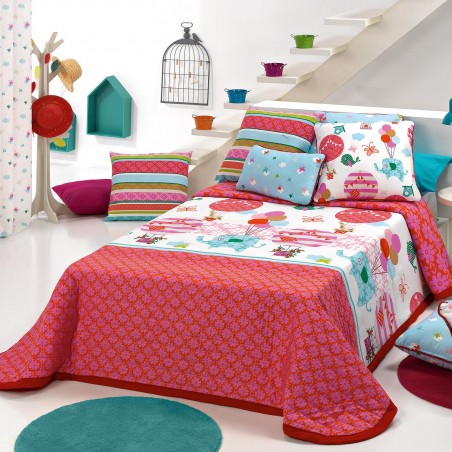 Edredon Infantil para Cama 105 cm con estampados coloridos - Ropa de Cama  para Niños