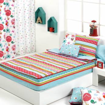 Saco nórdico coralina cama 105, 90 cm o talla Ikea BABY color azul