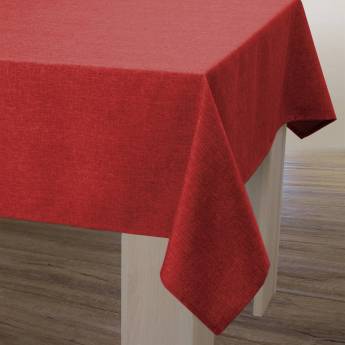 Mantel RESINADO Sedalinne color rojo liso