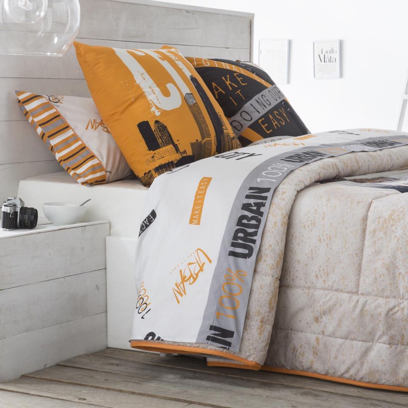 Juego sábanas URBAN JVR con diseño juvenil. Juego de sabanas confeccionadas en algodón 100% Juego sábanas URBAN JVR con diseño juvenil. Juego de sabanas confeccionadas en algodón 100%