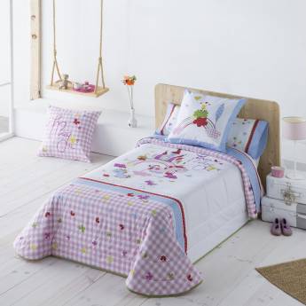 Colcha bouti infantil  Colcha verano infantil cama 90 - Montse Interiors