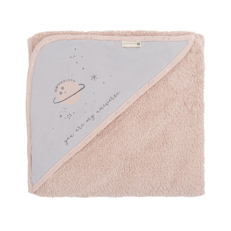 Maxi capa de baño para bebes en color rosa palo Maxi capa de baño para bebes en color rosa palo