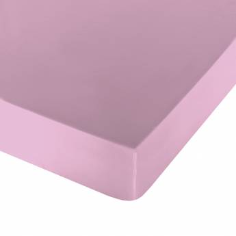 Sábana Bajera Ajustable Naturals Rosa Cama de 90 (90 x 190 cm)