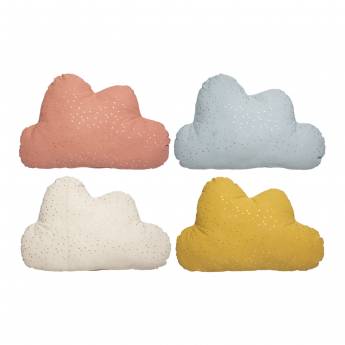 Cojín infantil nube pompons ▻ Infantdeco