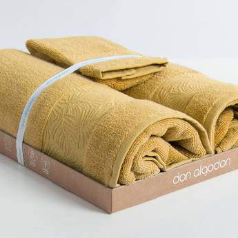 Pack 2 toallas lavabo 50x100 Antracita algodón 600 gr
