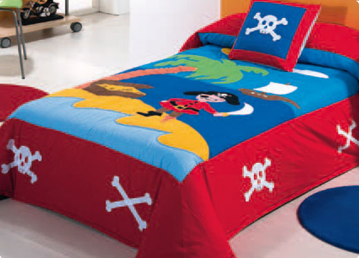 Decoración de habitaciones infantiles de PIRATAS