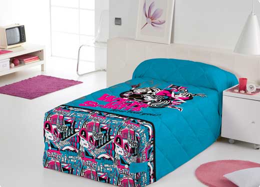 Prepara la cama con ropa juvenil MONSTER HIGH | sedalinne blog