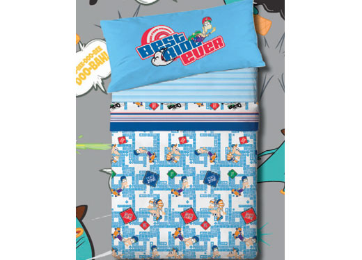 Nueva licencia en textiles Disney » PHINEAS AND FERB»