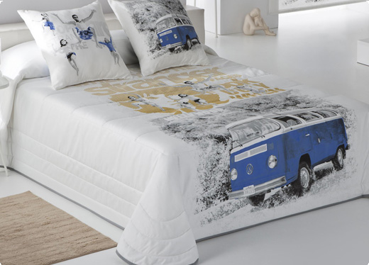 Viste  tu cama con textiles y coordina con complementos de la serie Design.