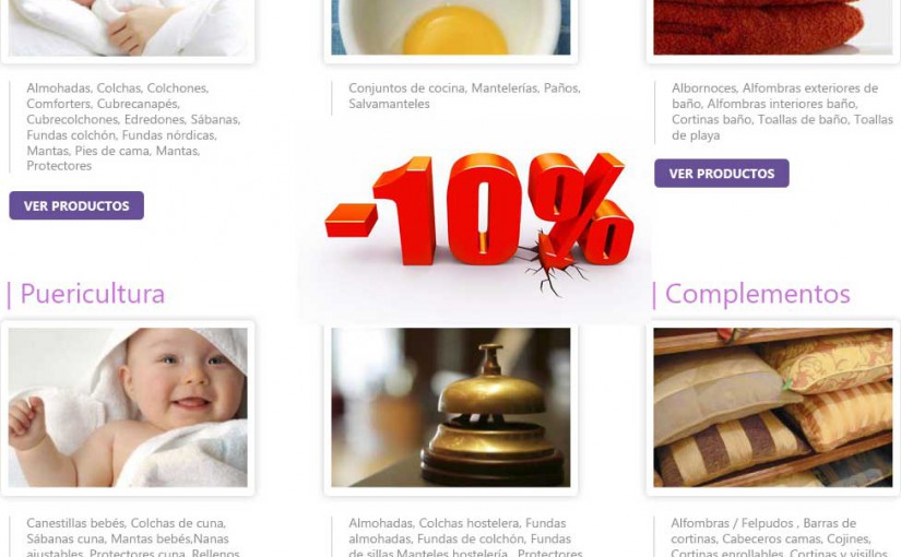 10% de DESCUENTO en todos los artículos SEDALINNE