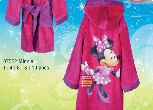 Albornoz niña estampado