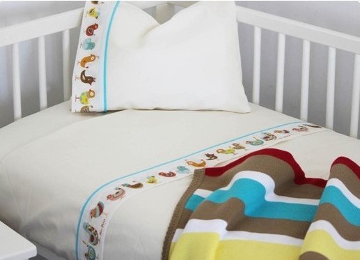 Almohada de cuna de niña para cama de bebé, ropa de cama de