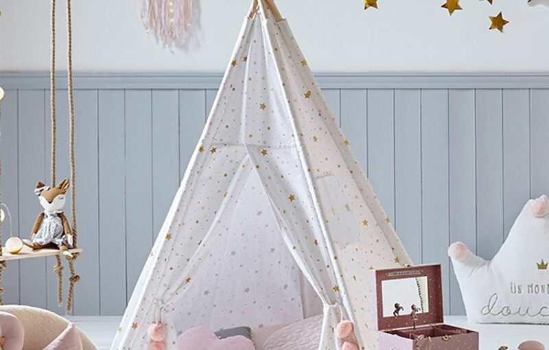 Tipis infantiles. ¿Cómo decorar una habitación con tiendas indias?